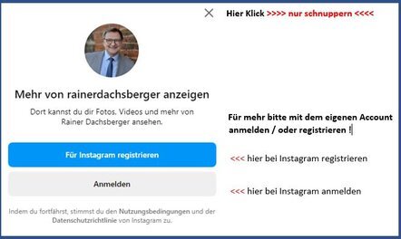 Nur schnuppern auf dem Instagram Account bitte das x anklicken  ---  für mehr bitte bei Instagram registrieren oder anmeldwen.